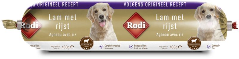 Rodi worst lam&rijst 400gr