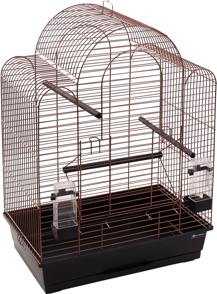 CAGE POUR PERRUCHE EDITH CUIVRE 54x34x74,5CM