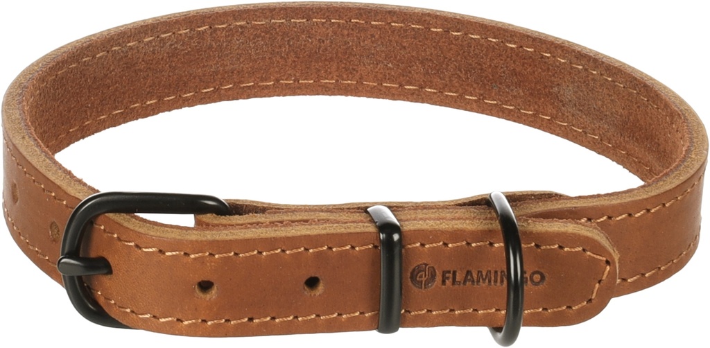 Chien Collier Montana Cognac M 37-45cm 20mm