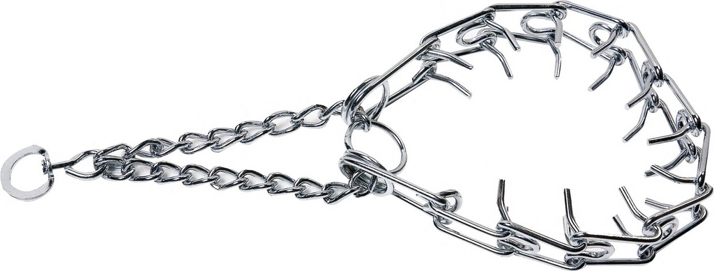Chien Collier anti-traction Mondo Argent S 26-38cm 4mm