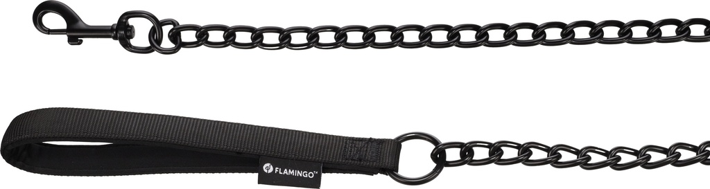 [FLAM_524761] Chien Laisse chaîne Trero Noir 0,7m 19mm