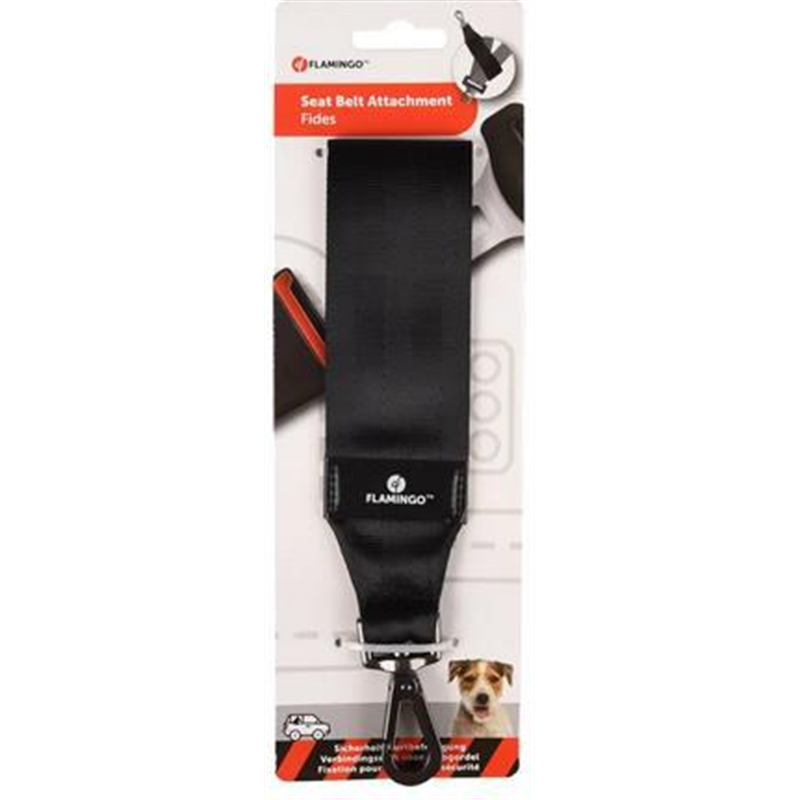 Connecteur pour ceinture de sécurité de voiture Fides Noir 23cm