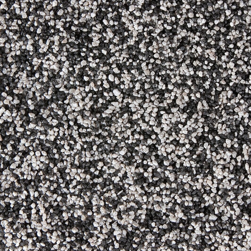 GRAVIER GRUZO FIN NOIR-BLANC 1KG