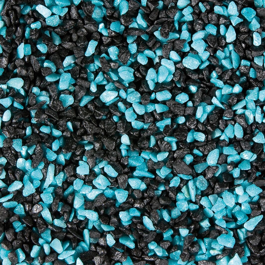 GRAVIER GRUZO TURQUOISE-NOIR 1KG