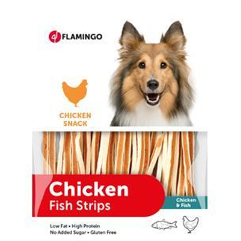 HAPKI STRIPS DE SUSHI AVEC POULET & POISSON 400G