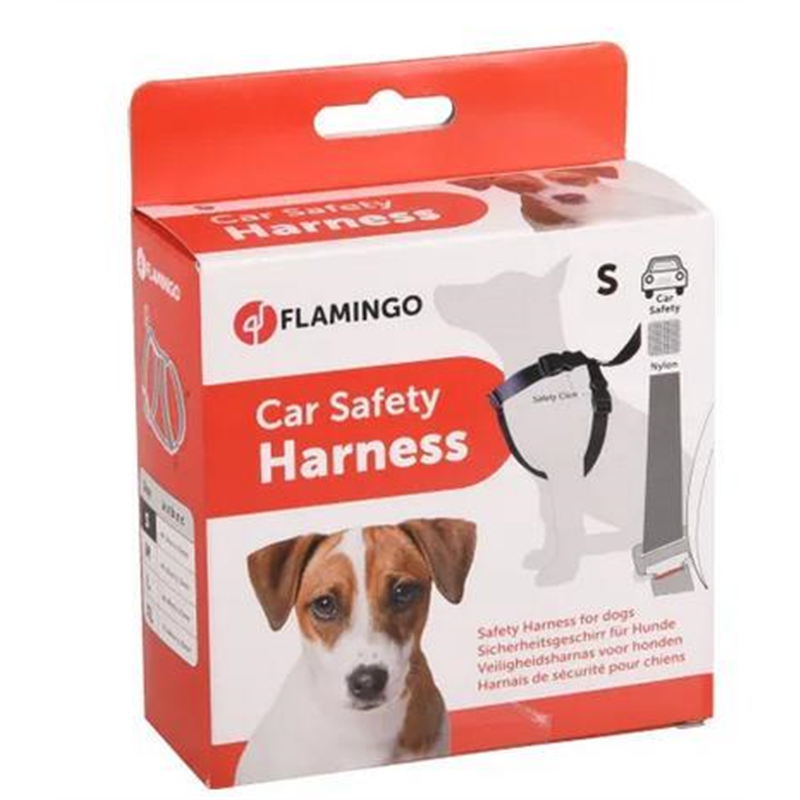 [FLAM_508081] Harnais de sécurité pour voiture Baro Noir M 36-56x48-68cm