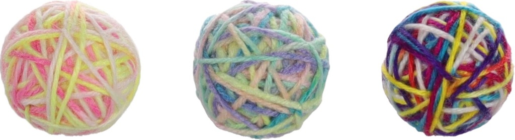 [FLAM_561232] JCHAT CADEE BALLE 4,4CM ASSORTIMENT DISPLAY