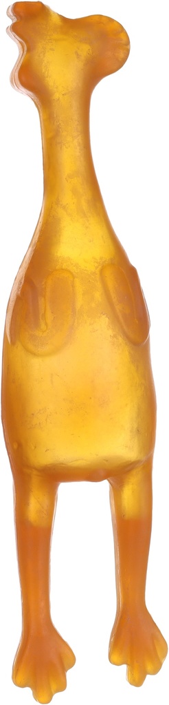 JCHIEN CAOUTCHOUC RUBBA POULE BRUN 27x6,3x5,3CM