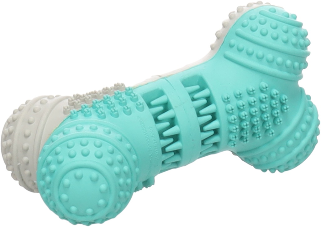 JOUET GROWI DENTAL HALTÈRE GRIS CLAIR/VERT 12,8x7,3x7,1CM