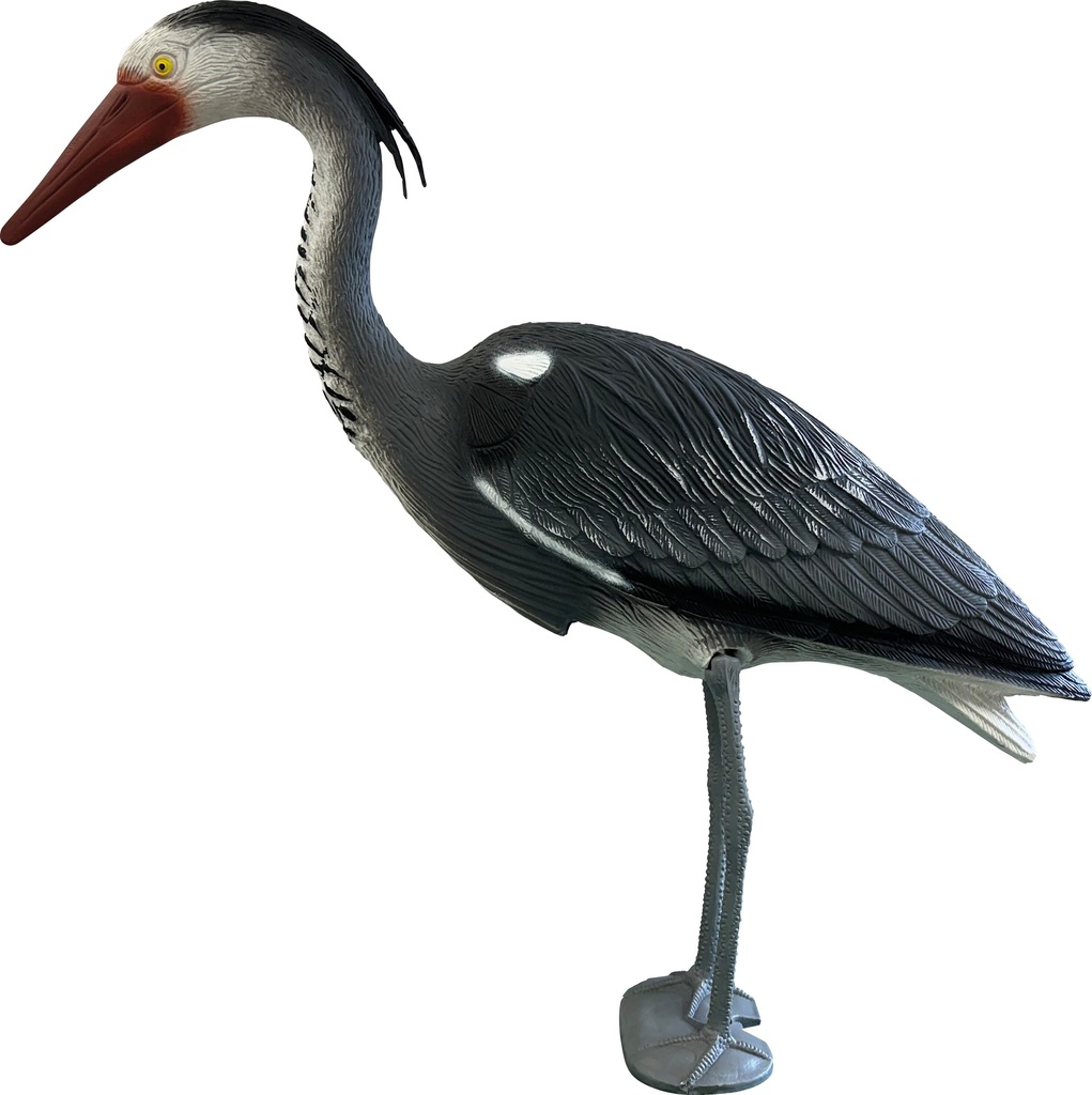 [AQDI_06091005] SF DECO BIRD HERON GRIS