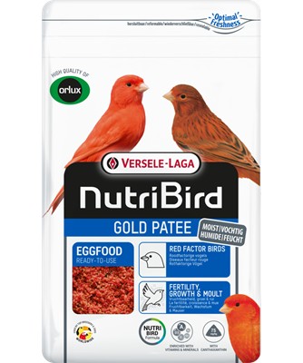 [VERS_422242] Gold Patee Oiseaux Facteur Rouge - 1kg