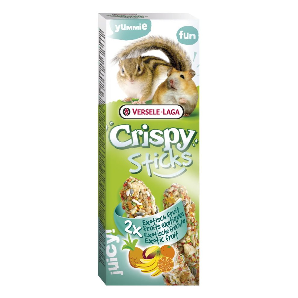 [VERS_462070] Sticks Hamsters-Ecureuils Fruits Exotiques - 2 pièces - 110g