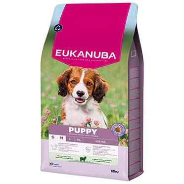 EUKANUBA DOG PUP&JR SMMED LMBRC 12KG