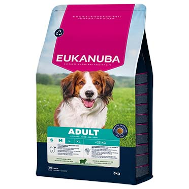 EUKANUBA DOG AD SMMED LMBRC 3KG