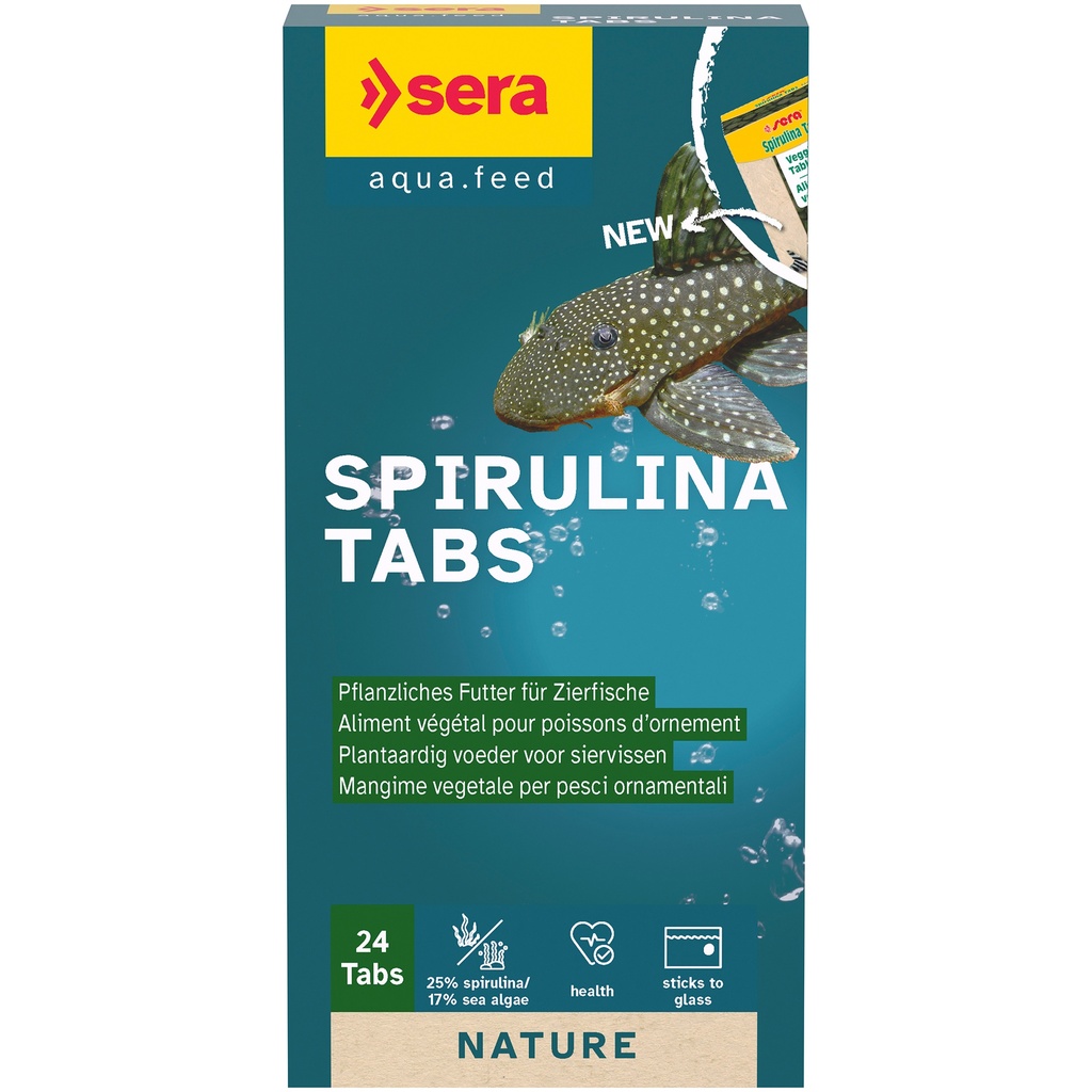 sera Spirulina Tabs 24 Tabs (16 g)