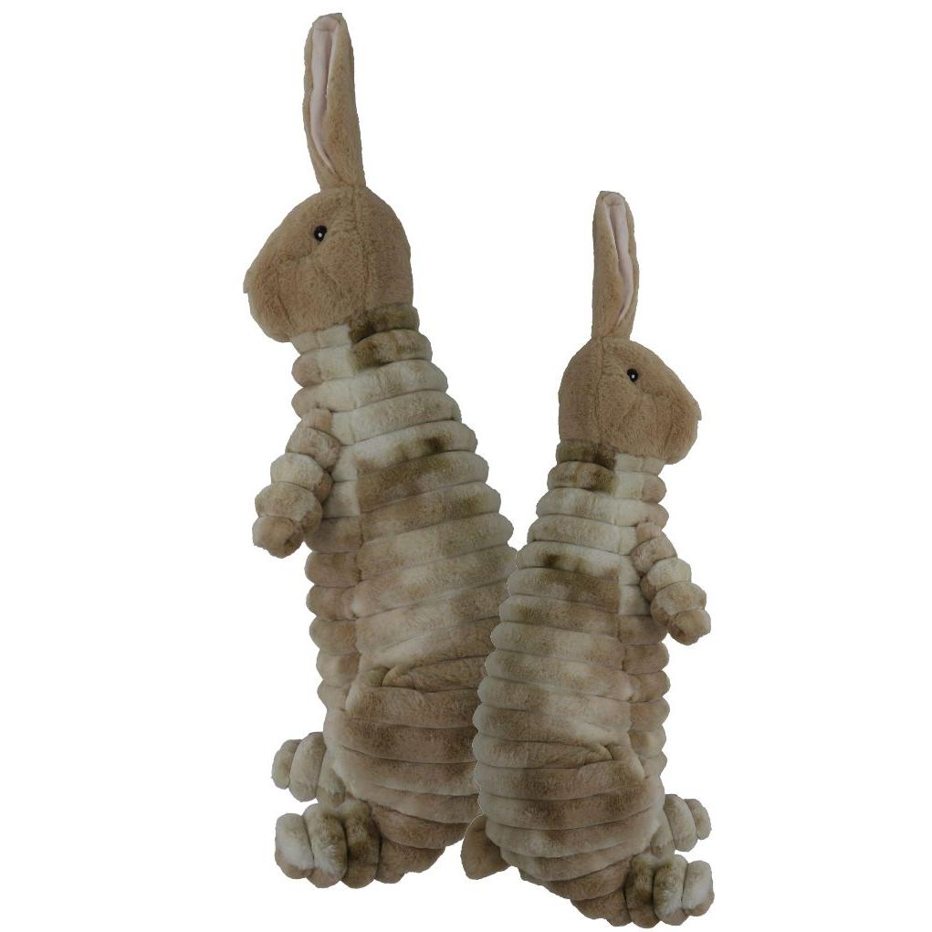 [DEBO_020 5084] KO RABBIT VELOURS CÔTELÉ AVEC PEEP XL 65CM