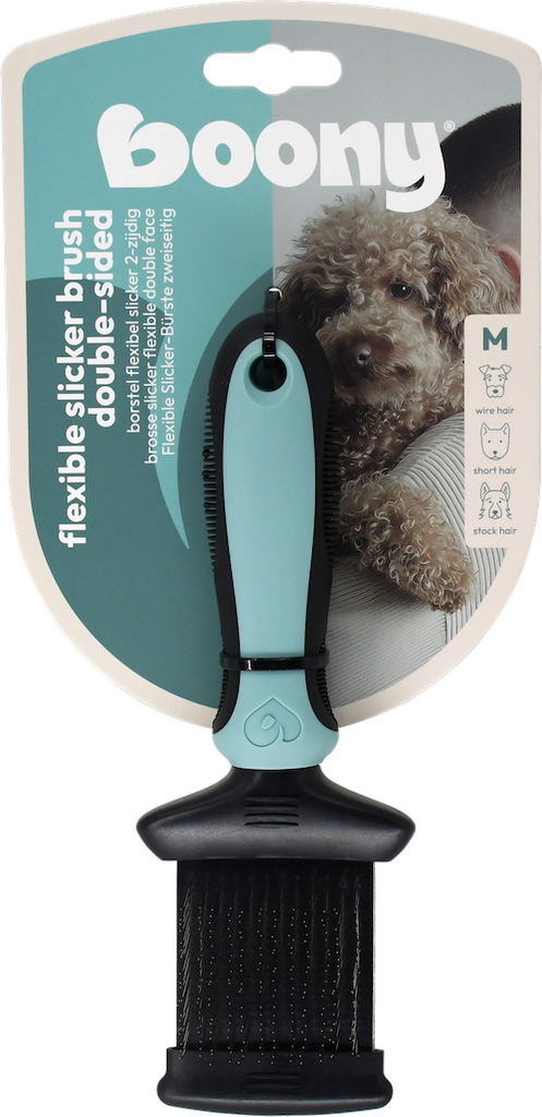 SLICKER DOG FLEXIBLE 2-FACE MEDIUM