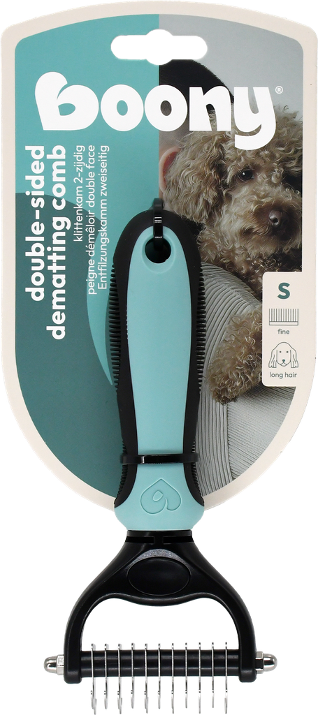 [DEBO_022 4256] CHIEN PEIGNE ENCHEVÊTRÉ PETIT À 2 FACES