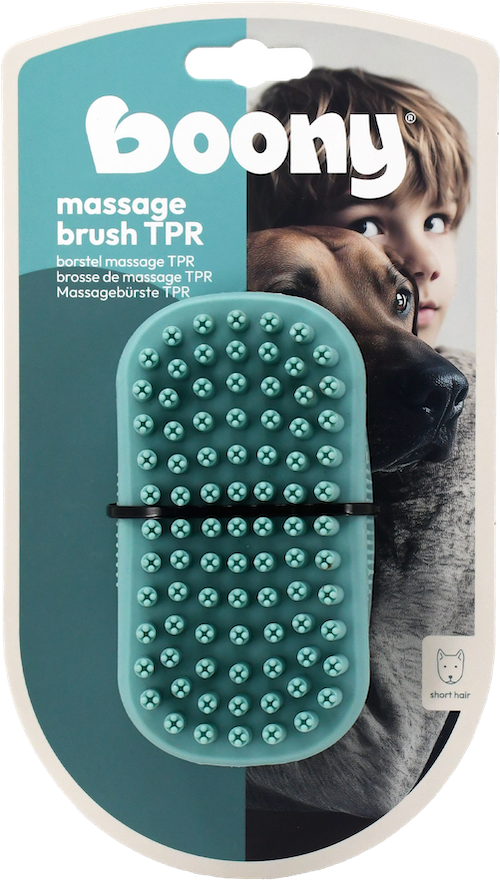 BROSSE DE MASSAGE POUR CHIEN TPR OVALE