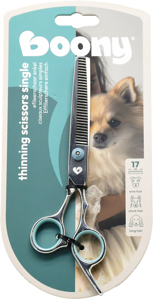 CISEAUX À AMINCISSEMENT POUR CHIENS SIMPLES 17 CM