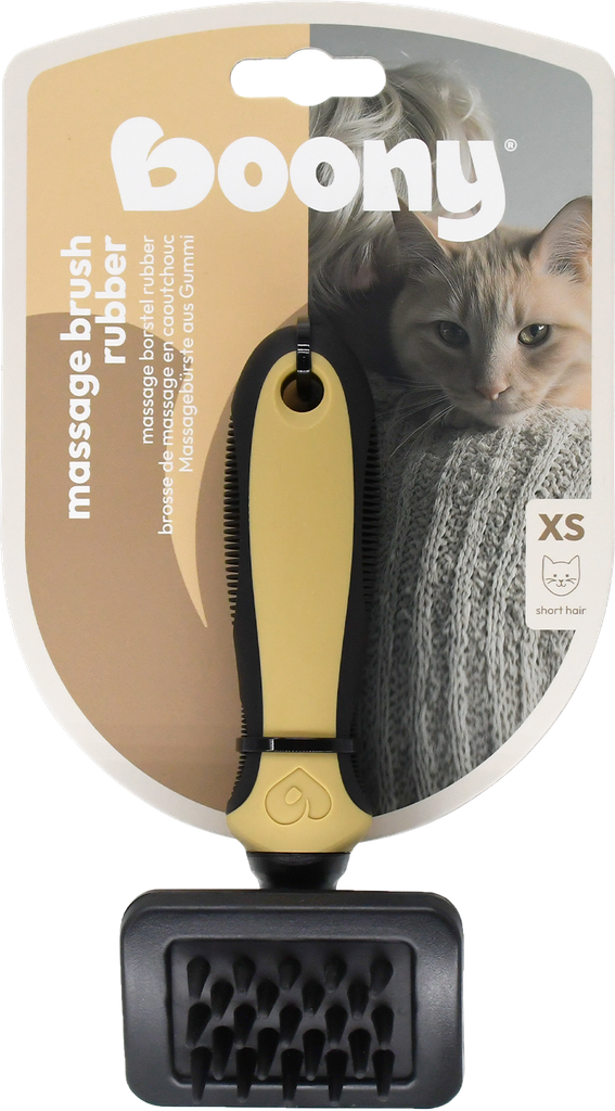 [DEBO_022 4309] BROSSE DE MASSAGE EN CAOUTCHOUC POUR CHAT EXTRA PETITE