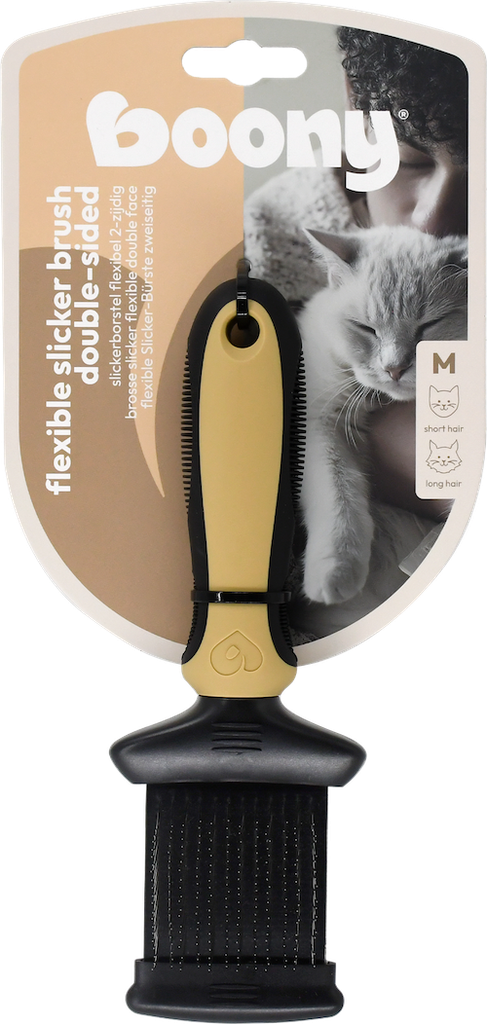 SLICKER CAT FLEXIBLE 2-FACE MEDIUM