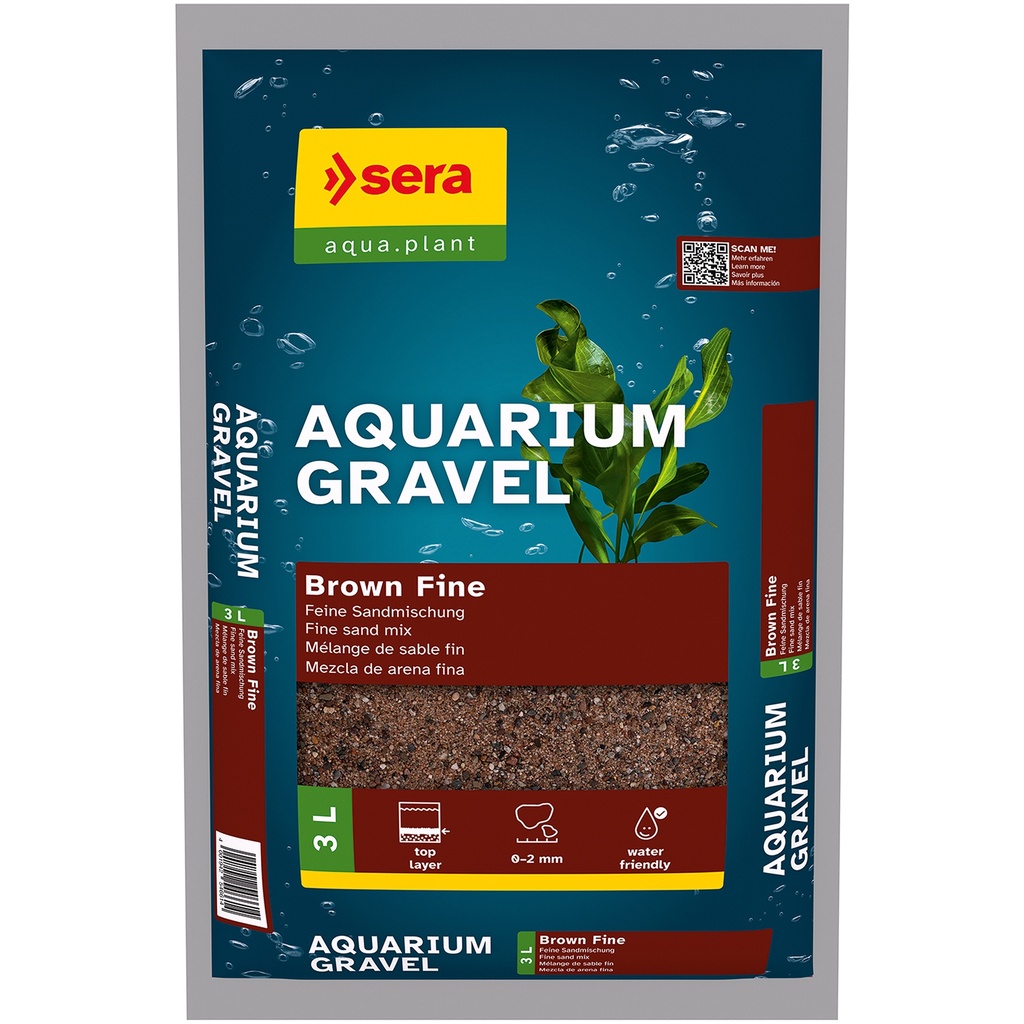 [SERA_32850_48217] sera Aquarium Gravel Brown Fine 3 L 