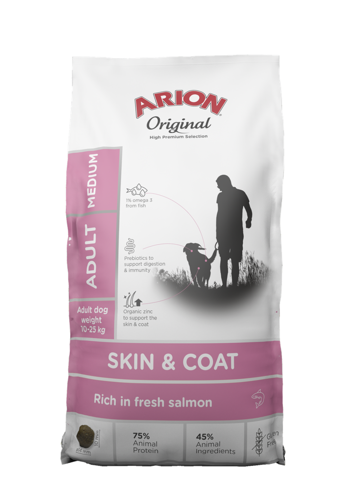 ARION ORIGINAL SKIN&COAT MEDIUM  promo 12+3kg