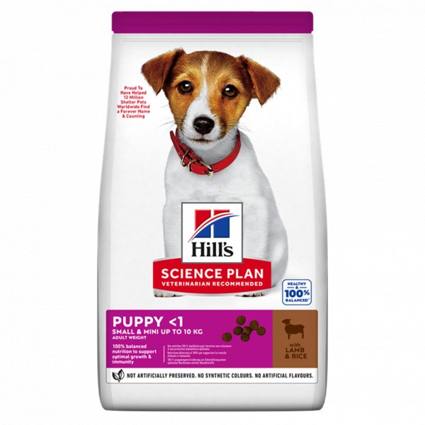 Hill's Science Plan - Puppy Small&Mini with Lamb&Rice 6kg