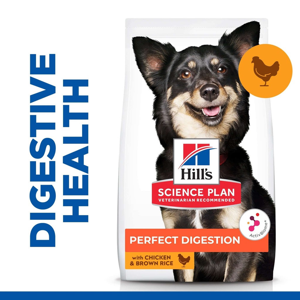 [HILL_609533] Hill's Science Plan - Adult Perfect Digestion Small&Mini with Chicken&Brown Rice 3kg