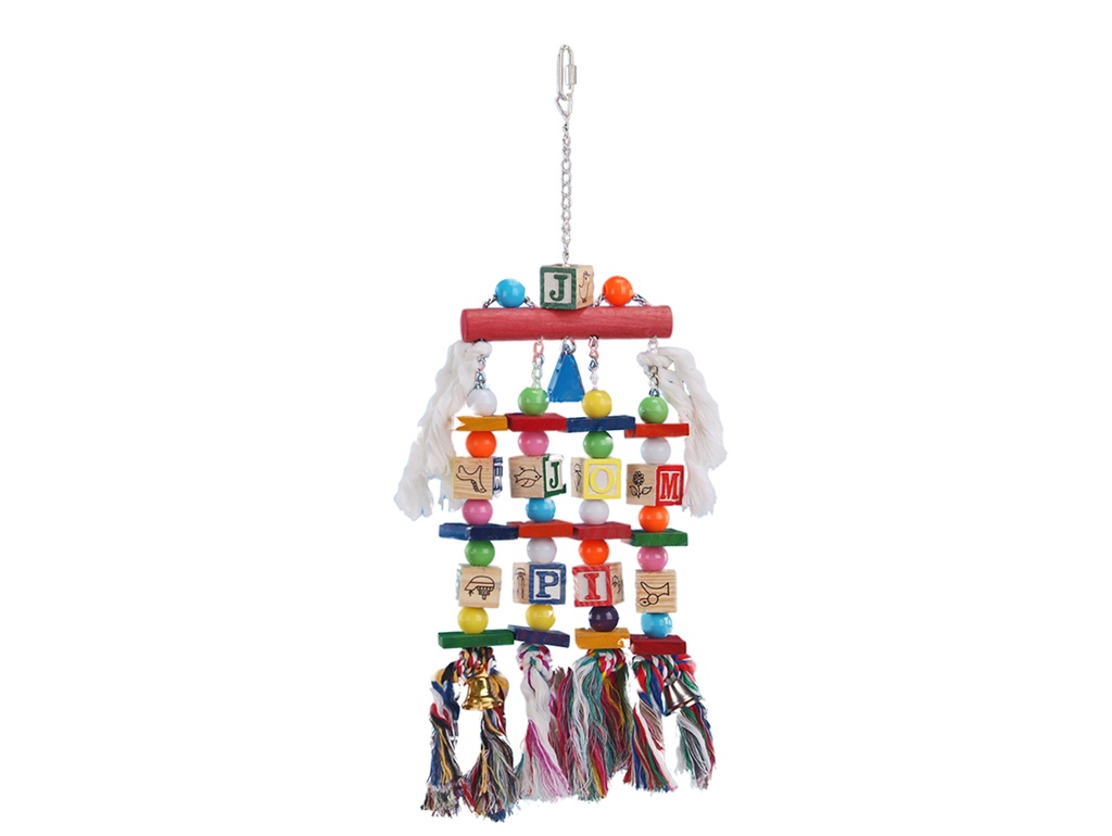 [VADI_14280] Jouet oiseau Pleasure Cube quadruple 50x15cm