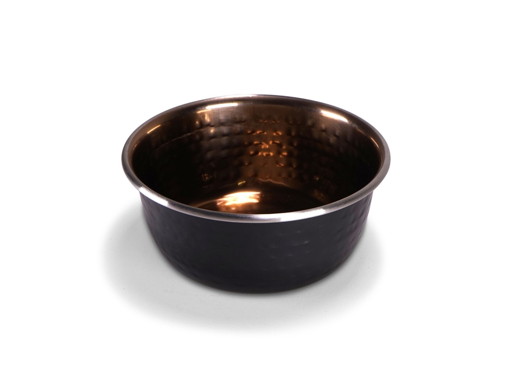[VADI_14937] Mangeoire Selecta noir et cuivre martelé 950ml
