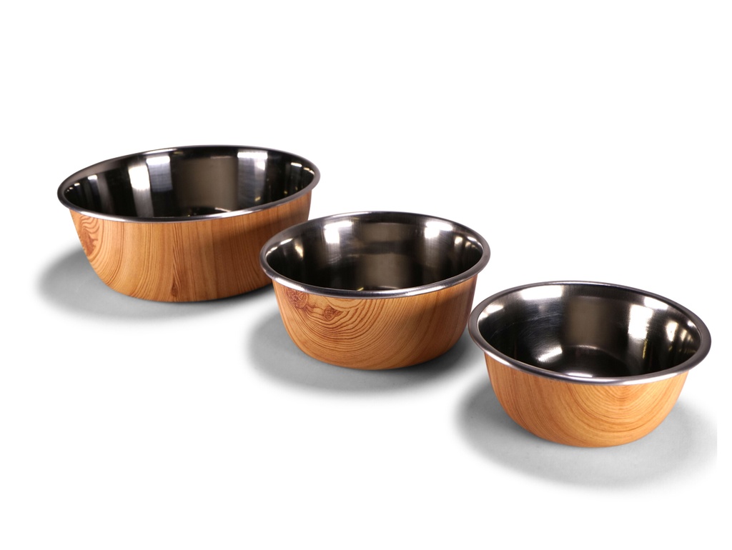 [VADI_14939] Mangeoire Selecta design bois et inox 450ml