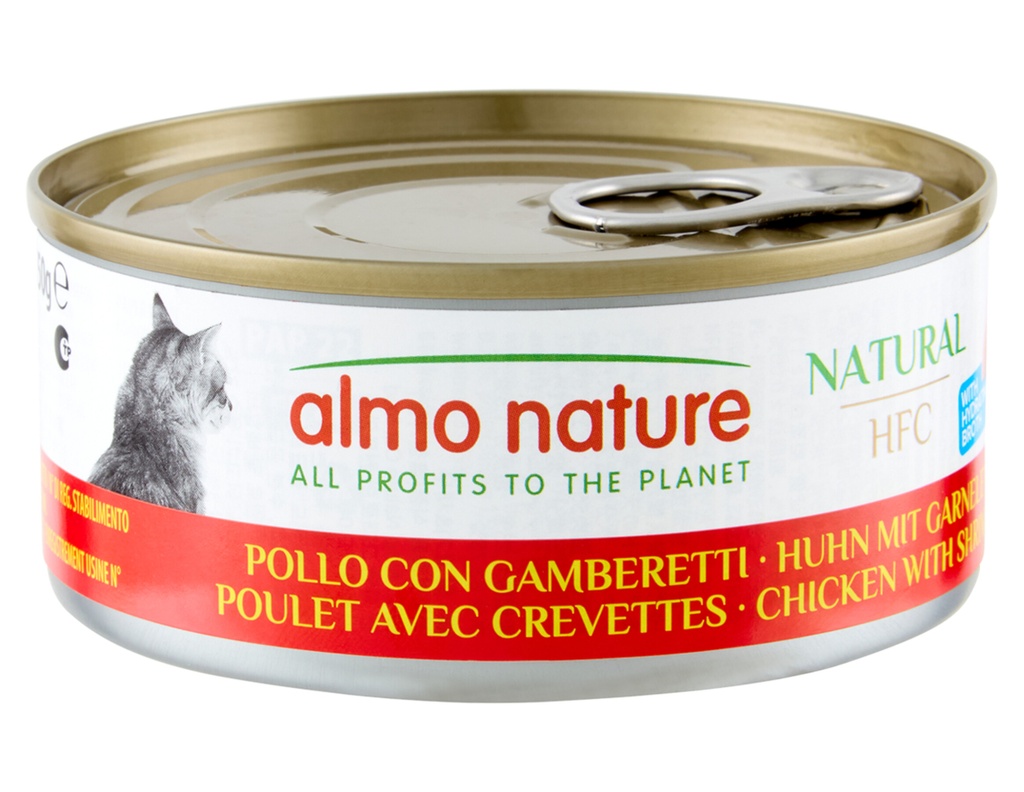 HFC Cats 150g Natural - Poulet avec crevettes