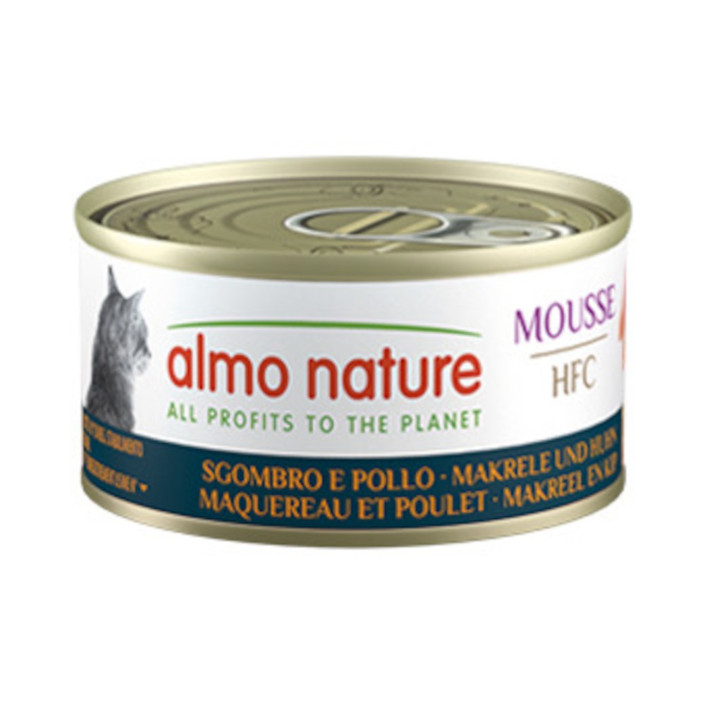 HFC Cats 70g Mousse - Maquereau et Poulet