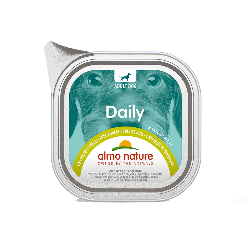 Daily Dogs 100g avec Poulet et Petit pois