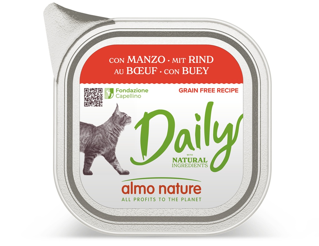Daily Cats 100g avec Boeuf